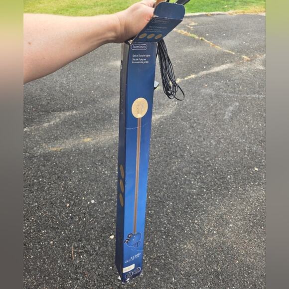 Lumineo Set of 3 Stake Lights New - Picture 2 of 3